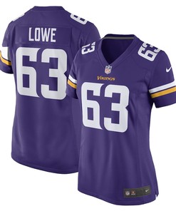 Vederian Lowe Minnesota Vikings Women's Game Player Jersey - Purple