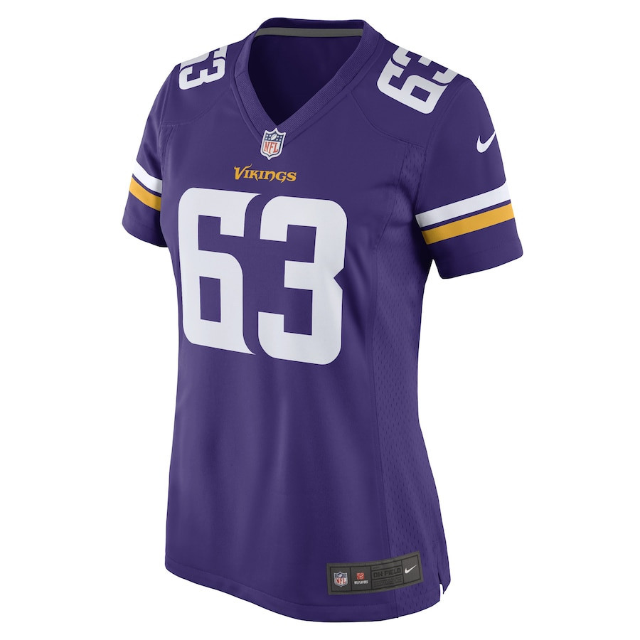 Vederian Lowe Minnesota Vikings Women's Game Player Jersey - Purple