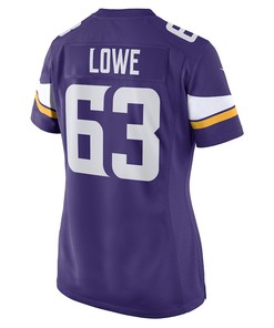 Vederian Lowe Minnesota Vikings Women's Game Player Jersey - Purple