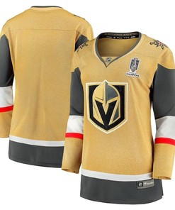 Vegas Golden Knights 2023 Stanley Cup Champions Home Breakaway Women Jersey - Gold