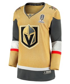 Vegas Golden Knights 2023 Stanley Cup Champions Home Breakaway Women Jersey - Gold