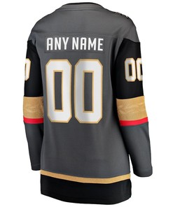 Vegas Golden Knights 2023 Stanley Cup Champions Patch Alternate Breakaway Custom 00 Women Jersey - Black