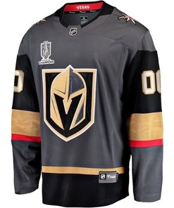 Vegas Golden Knights 2023 Stanley Cup Champions Patch Custom 00 Alternate Breakaway Jersey - Black
