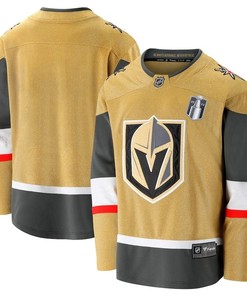 Vegas Golden Knights 2023 Stanley Cup Final Home Breakaway Jersey - Gold