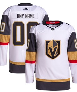 Vegas Golden Knights Adidas Away Primegreen Authentic Pro Custom Jersey - White Custom Jerseys Nhl