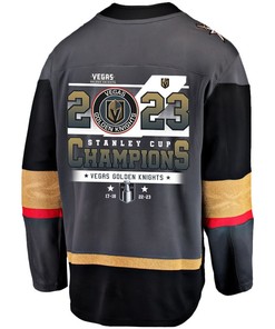 Vegas Golden Knights Championship Success 2023 Stanley Cup Men Jersey - Black