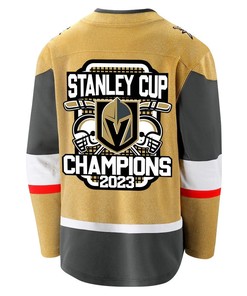 Vegas Golden Knights Crowned Champions 2023 Stanley Cup Men Jersey - Yellow