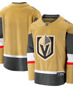 Vegas Golden Knights Fanatics Branded 2020/21 Alternate Premier Breakaway Jersey - Gold Nhl