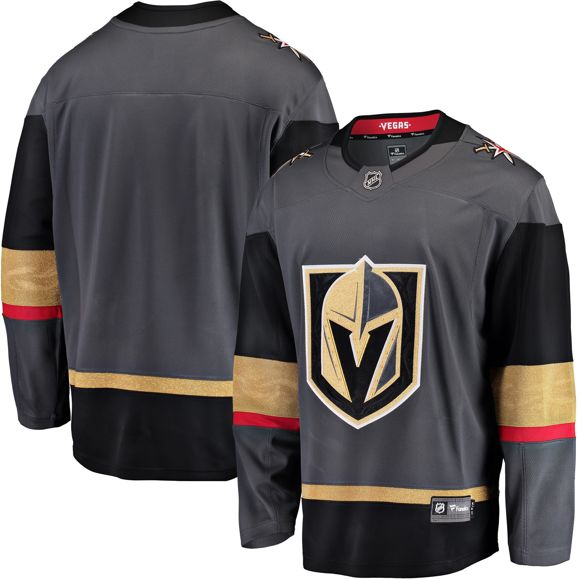 Vegas Golden Knights Fanatics Branded Breakaway Home Jersey Black Nhl