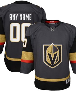 Vegas Golden Knights Home Premier Custom Jersey - Black Custom Jerseys Nhl