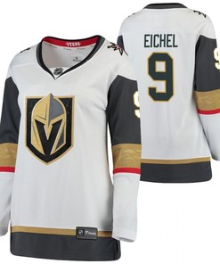 Vegas Golden Knights Jack Eichel 9 Away Women White 2021 Trade Jersey Jersey
