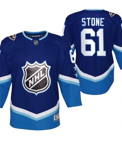Vegas Golden Knights Mark Stone 61 Blue 2023 All-Star Western Jersey Youth