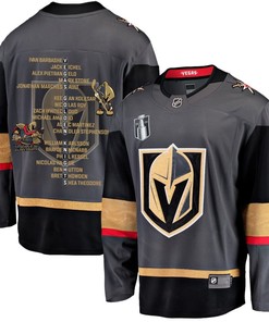 Vegas Golden Knights Players List 2023 Stanley Cup Men Jersey - Black