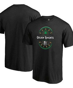 Vegas Golden Knights St. Patrick's Day Forever Lucky T-Shirt - Black