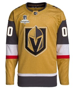 Vegas Golden Knights Stanley Cup 2023 Champions Patch Home Breakaway Custom Men Jersey - Gold