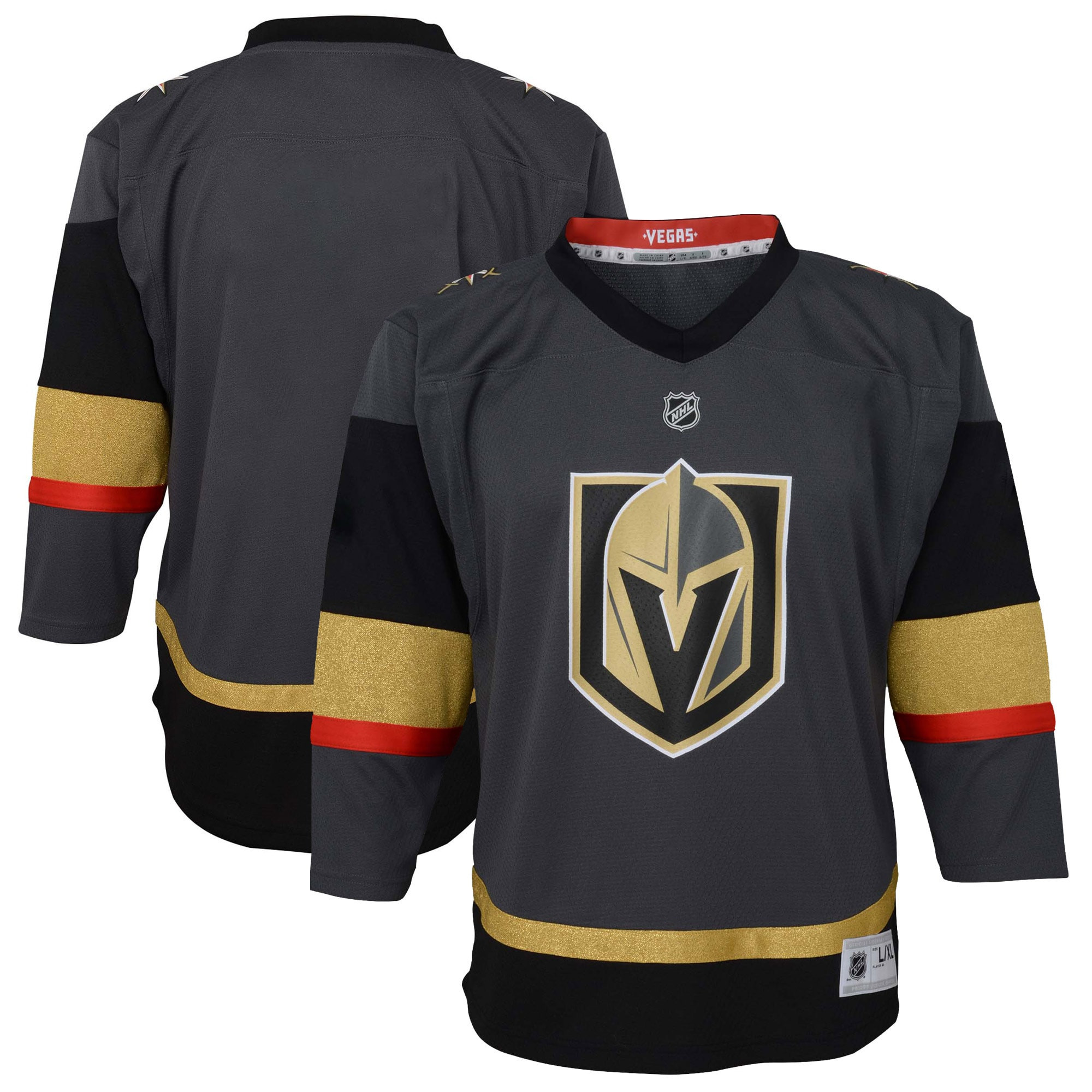 Vegas Golden Knights Toddler Home Replica Jersey - Gray Nhl