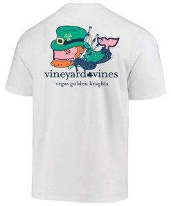 Vegas Golden Knights Vineyard Vines St. Patrick's Day T-Shirt - White
