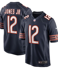 Velus Jones Jr. Chicago Bears Game Player Jersey - Navy