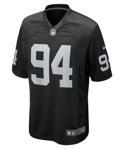 Vernon Butler 94 Las Vegas Raiders Game Jersey - Black