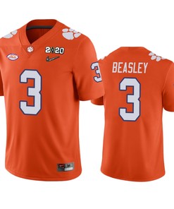 Vic Beasley Clemson Tigers 2020 National Championship Orange Jersey