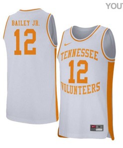 Victor Bailey Jr. 12 Tennessee Volunteers Retro Elite Basketball Youth Jersey - White