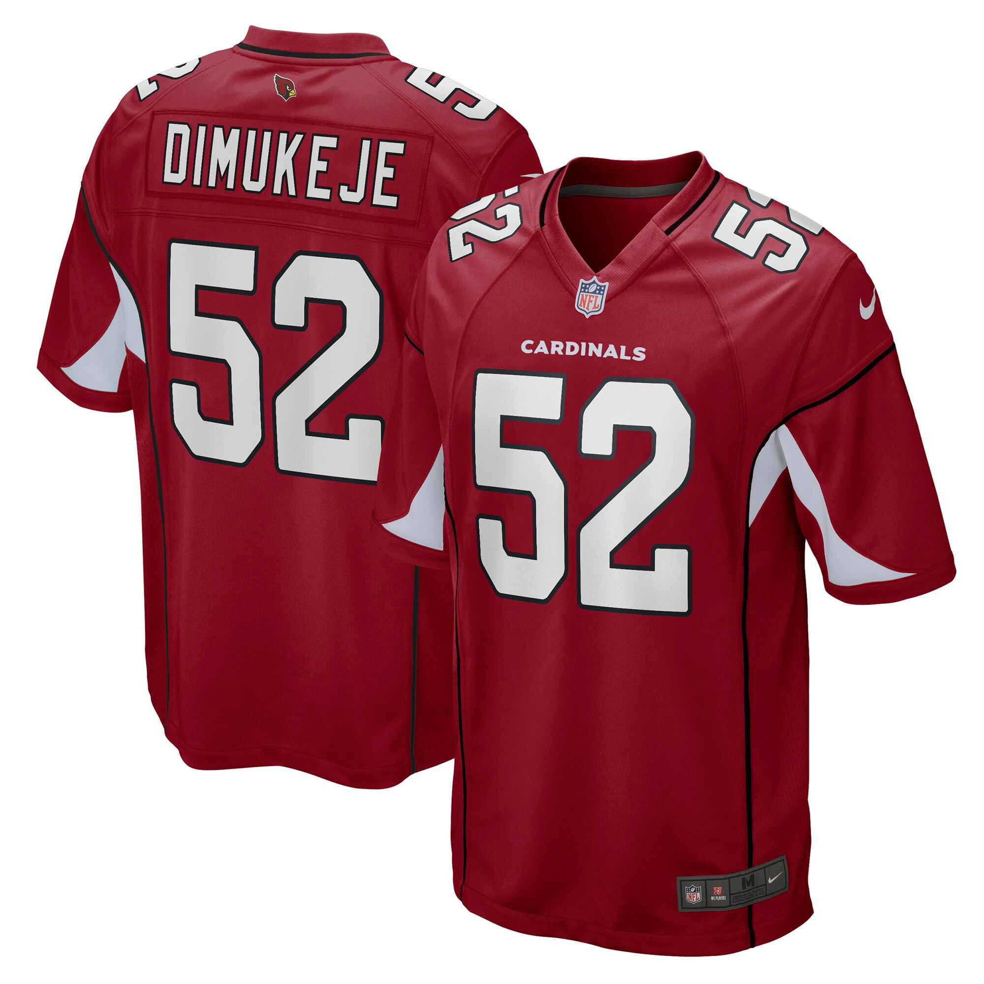 Victor Dimukeje Arizona Cardinals Player Game Jersey - Cardinal Nfl