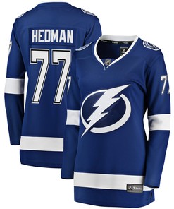 Victor Hedman Tampa Bay Lightning Fanatics Branded Womens Premier Breakaway Player Jersey - Blue Nhl