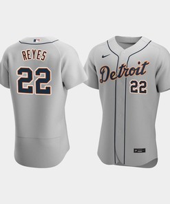 Victor Reyes 22 Detroit Tigers Gray Road Jersey