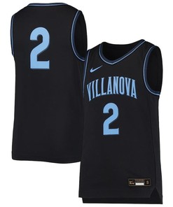 Villanova Wildcats 2 Team Basketball Player Youth Jersey - Navy
