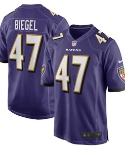 Vince Biegel Baltimore Ravens Player Game Jersey - Purple Nfl
