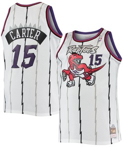 Vince Carter Toronto Raptors Mitchell & Ness Big & Tall Hardwood Classics Swingman Jersey - White Nba