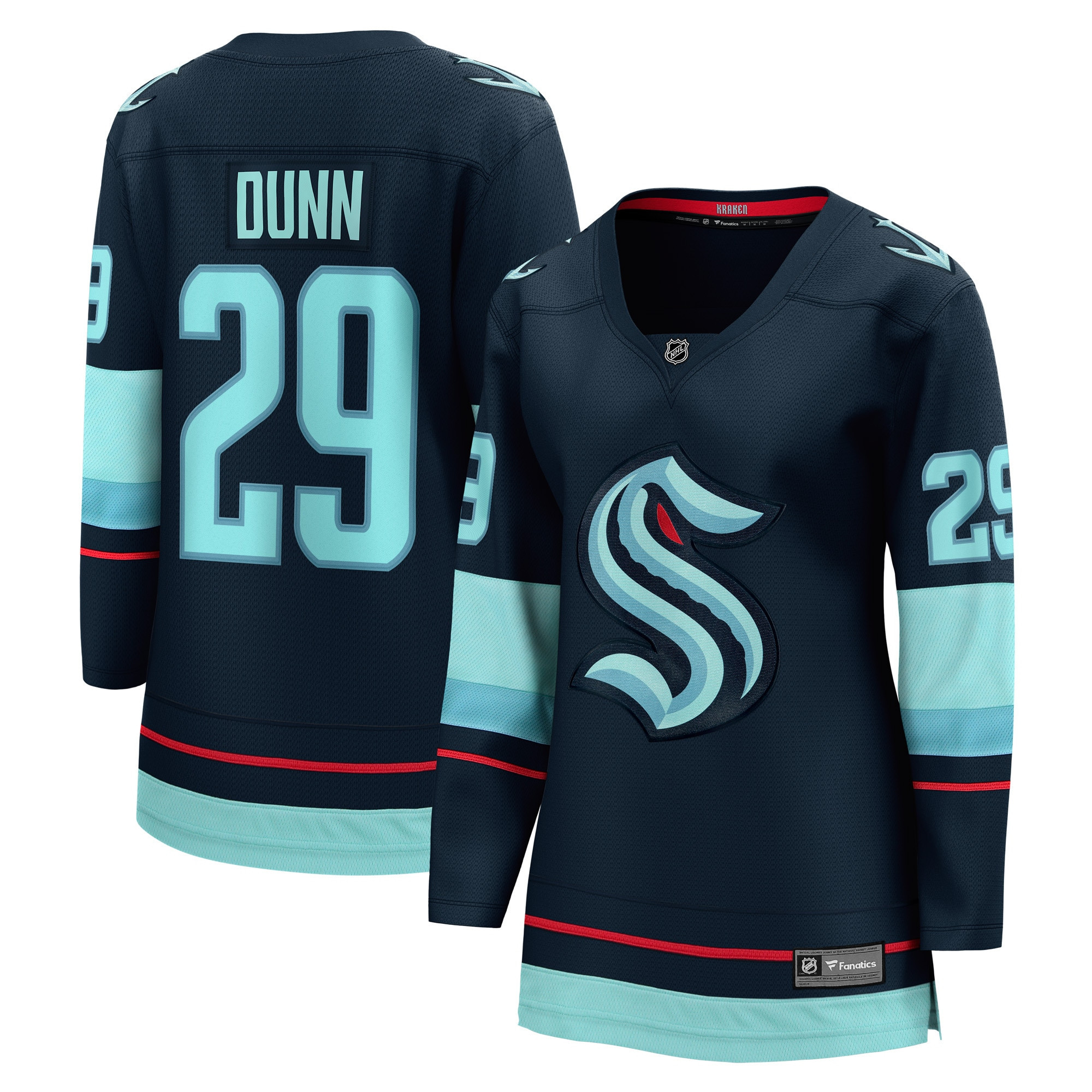 Vince Dunn Seattle Kraken Fanatics Branded Womens Home Breakaway Player Jersey - Deep Sea Blue Nhl