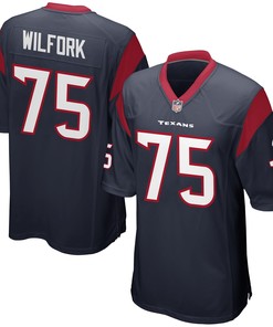 Vince Wilfork Houston Texans Game Jersey - Navy Blue Nfl