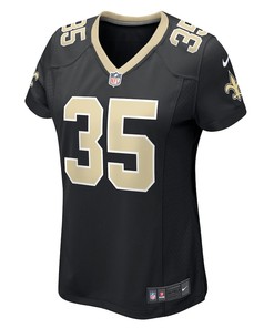 Vincent Gray 35 New Orleans Saints Women's Game Player Jersey - Black