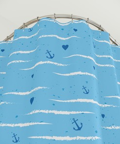 Vintage Diving Helmet and Octopus Shower Curtain for Bathroom Decor