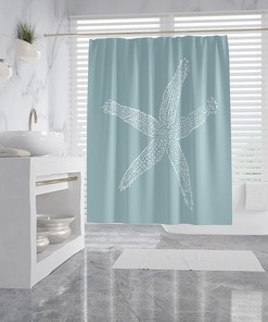 Vintage Floral Pattern Boho Shower Curtain - Abstract Design with Herbs and Wild Flowers Botanical Engraving Style for Bathroom