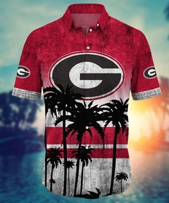 Vintage Georgia Bulldogs Uga Hawaiian Shirt Valentine'S Gift for Football Lovers