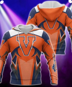 Virginia Cavaliers Logo 3D Hoodie College Gifts