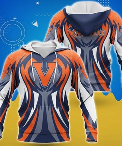 Virginia Cavaliers Logo Football 3D Hoodie Virginia Cavaliers Fan Gift Ideas