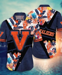 Virginia Cavaliers NCAA Flower Hawaii Shirt For Fans Ver 10