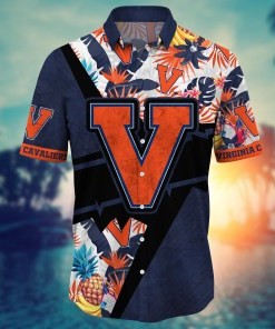 Virginia Cavaliers NCAA Flower Hawaii Shirt For Fans Ver 10