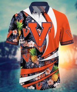 Virginia Cavaliers NCAA Flower Hawaii Shirt For Fans Ver 14