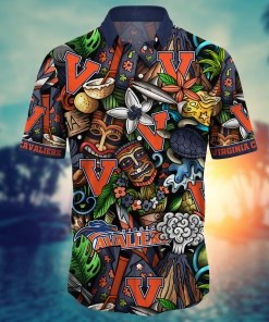 Virginia Cavaliers NCAA Flower Hawaii Shirt For Fans Ver 15