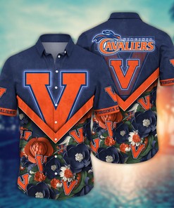 Virginia Cavaliers NCAA Flower Hawaii Shirt For Fans Ver 16