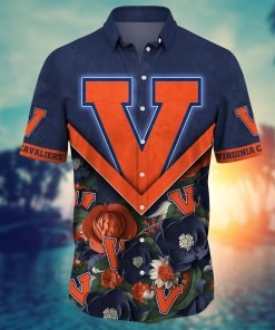 Virginia Cavaliers NCAA Flower Hawaii Shirt For Fans Ver 16