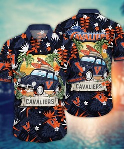Virginia Cavaliers NCAA Flower Hawaii Shirt For Fans Ver 2