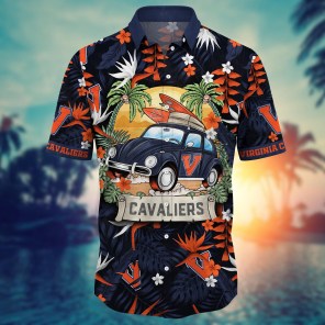 Virginia Cavaliers NCAA Flower Hawaii Shirt For Fans Ver 2