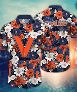Virginia Cavaliers NCAA Flower Hawaii Shirt For Fans Ver 22