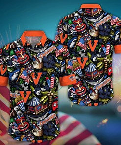 Virginia Cavaliers NCAA Flower Hawaii Shirt For Fans Ver 23