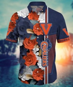Virginia Cavaliers NCAA Flower Hawaii Shirt For Fans Ver 24